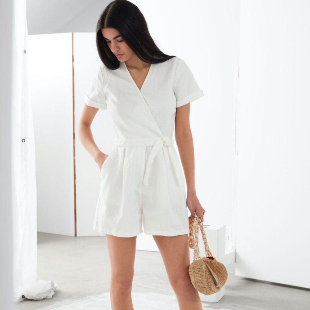 Los Angeles Atelier & Other Stories Linen Romper